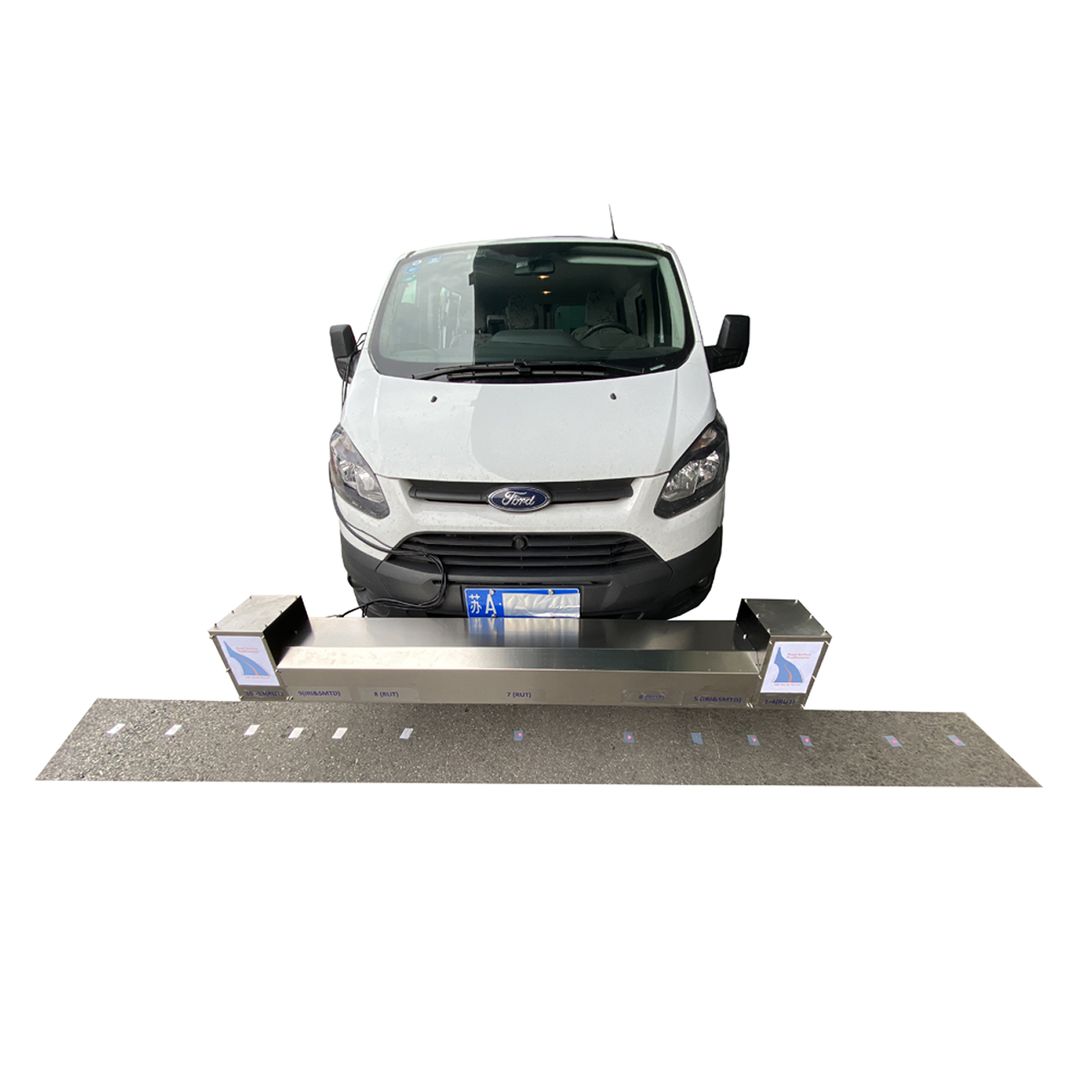 Supervisión de la prueba funcional del Road Surface Profiler en pavimento