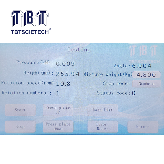 Compactador giratorio de asfalto