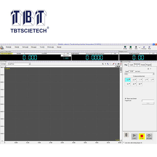 Máquina de prueba universal electrónica con control por PC