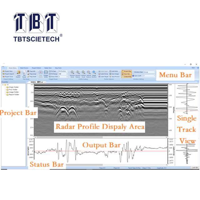 Radar de penetración de tierra (GPR)