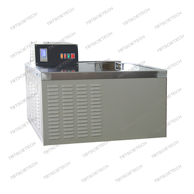 Baño de agua a baja temperatura de asfalto 