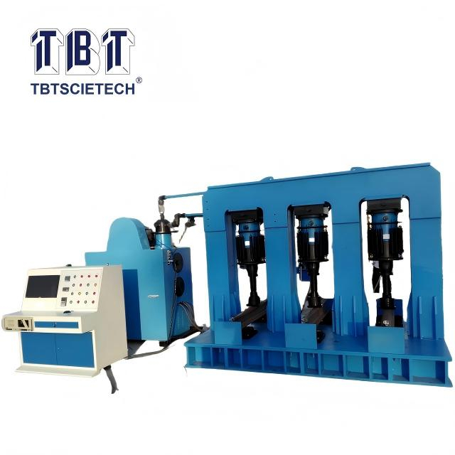 Máquina de prueba de rieles de acero estática y dinámica