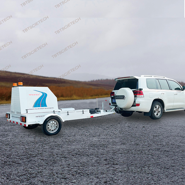 Equipo de rayos X de superposición de deflectómetro de caída de peso