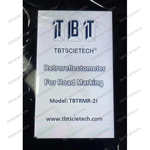 Retrorreflectómetro de alta precisión TBTRMR-2J para señalización vial