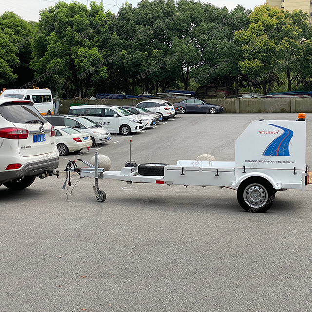 Superposición del deflectómetro de caída de peso FWD para mediciones