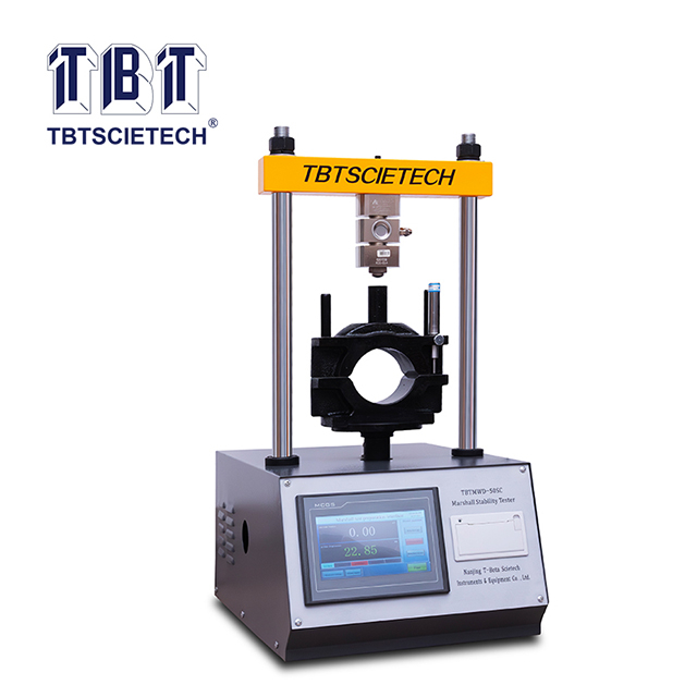 Probador de estabilidad Marshall con pantalla táctil