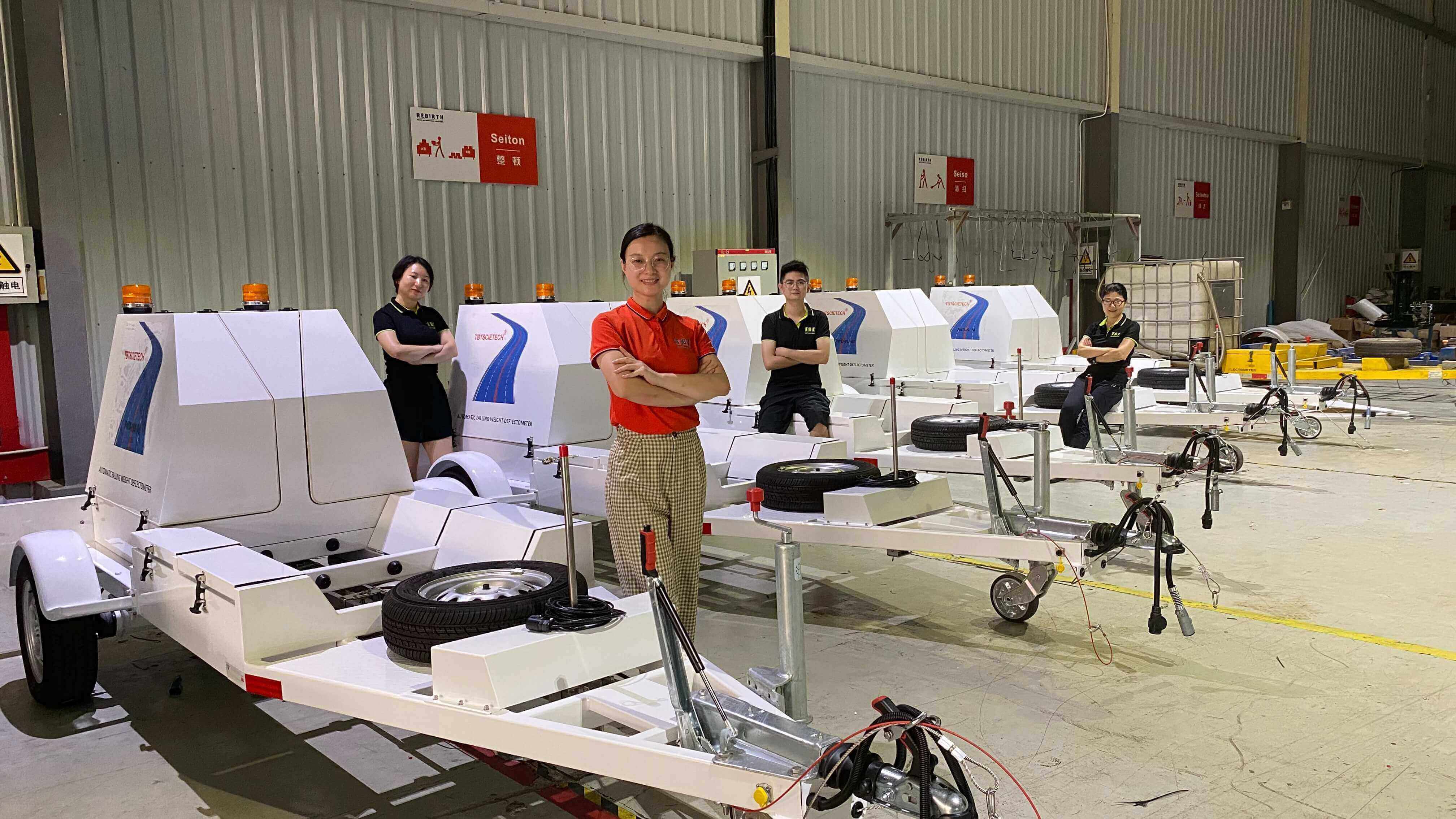 Desflectómetro de peso que cae