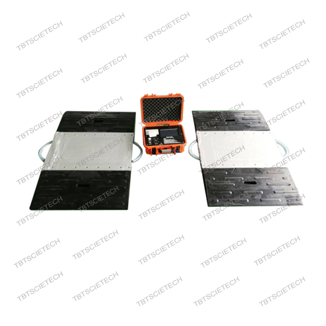 Pantalla táctil de almohadilla de pesaje de escala de eje portátil